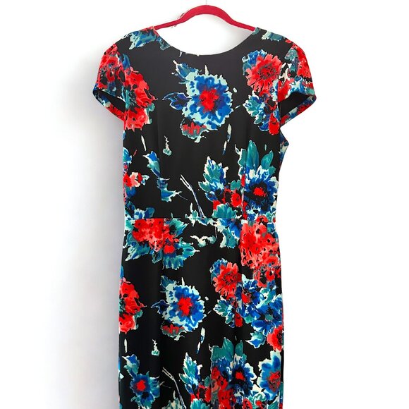 Betsy Johnson Floral Print Dress - Size 14 - Picture 1 of 4